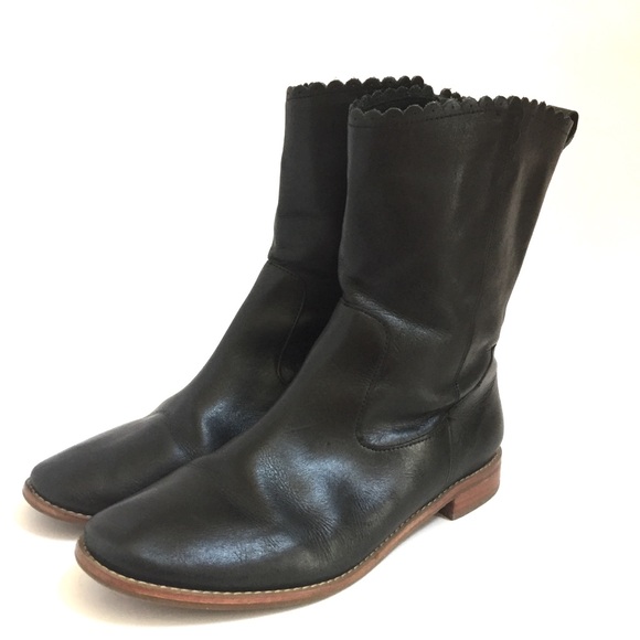Jack Rogers Shoes - Jack Rogers Black Leather Ankle Booties